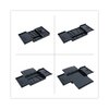 Universal File Boxes, Black/Gray, Plastic UNV40010